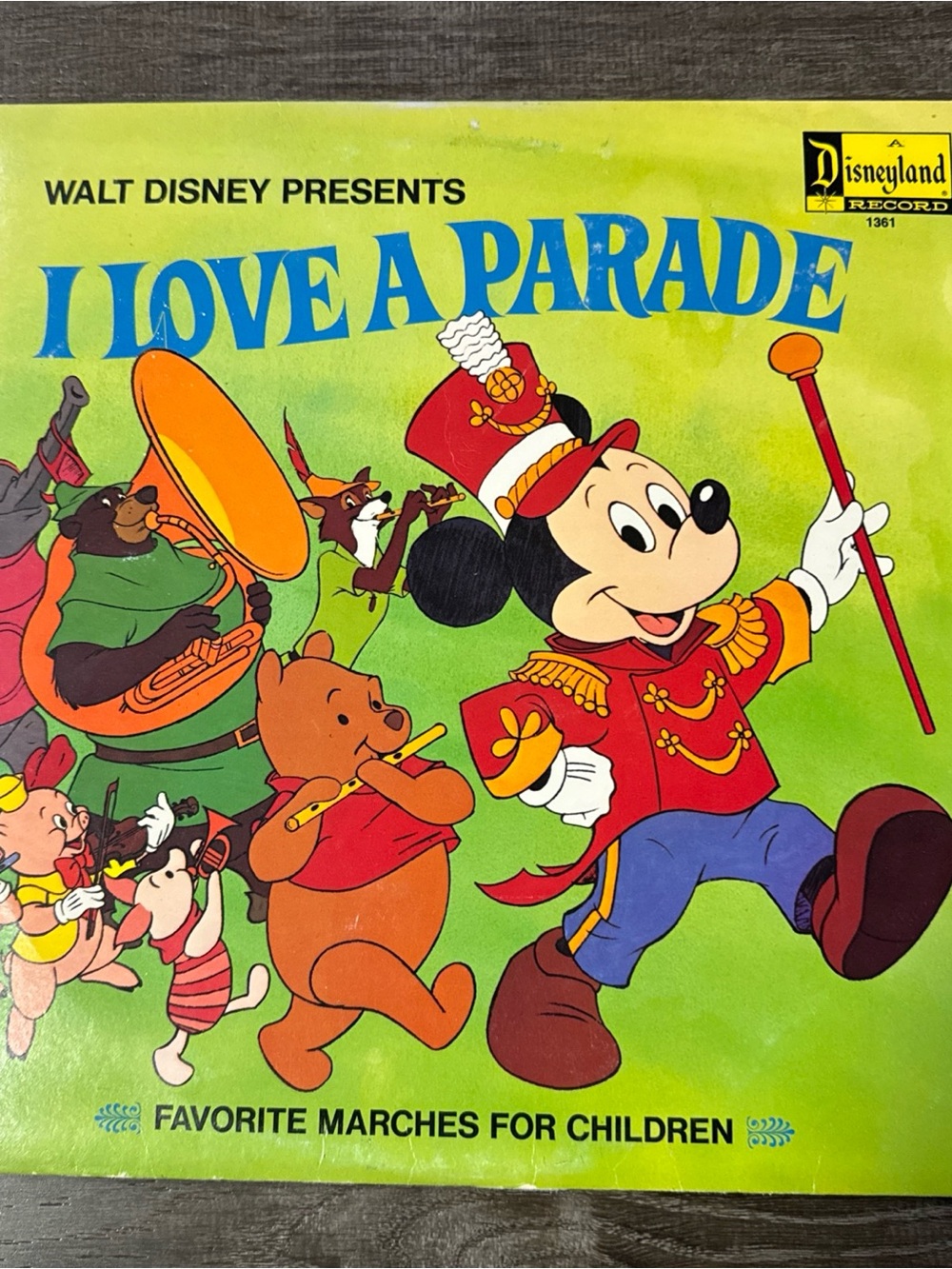 Vintage 1974 Walt Disney I Love a Parade Vinyl LP Disneyland Record 1361